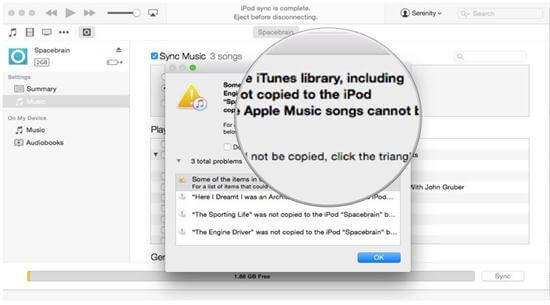 將Apple Music 添加到iPod nano