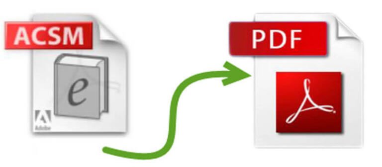 ACSM轉換為PDF