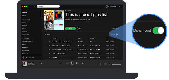 Spotify Premium 下載音樂