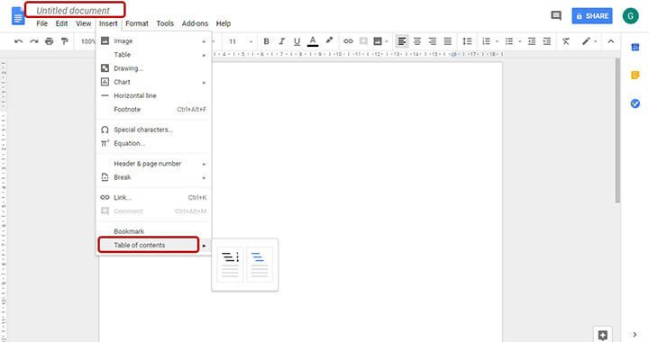 Google Docs 編輯