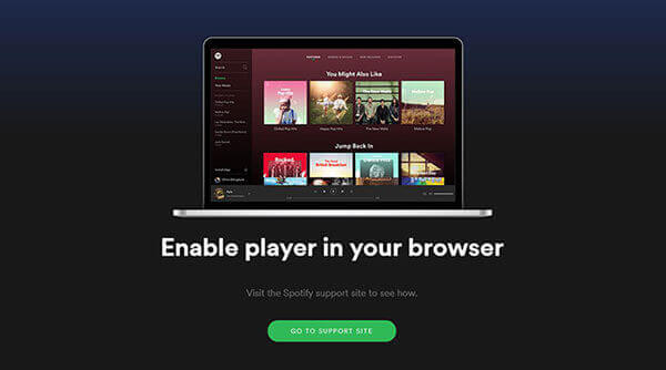 Spotify 網頁播放器