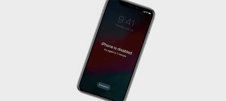 「已停用iPhone,連接iTunes」