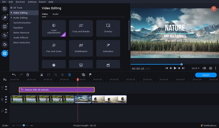 Movavi Video Editor Plus 