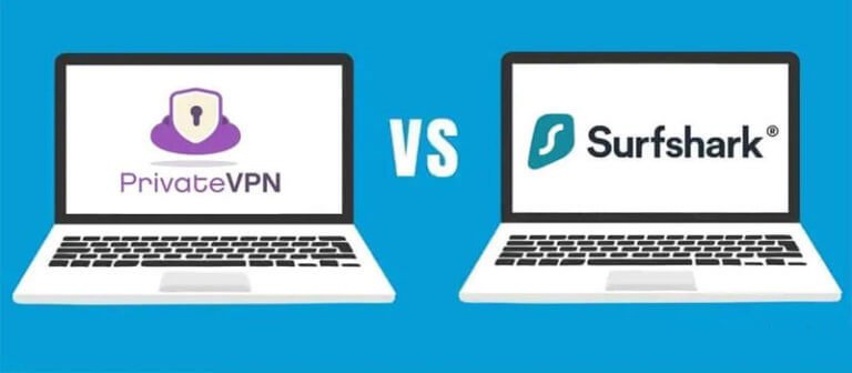 PrivateVPN vs Surfshark