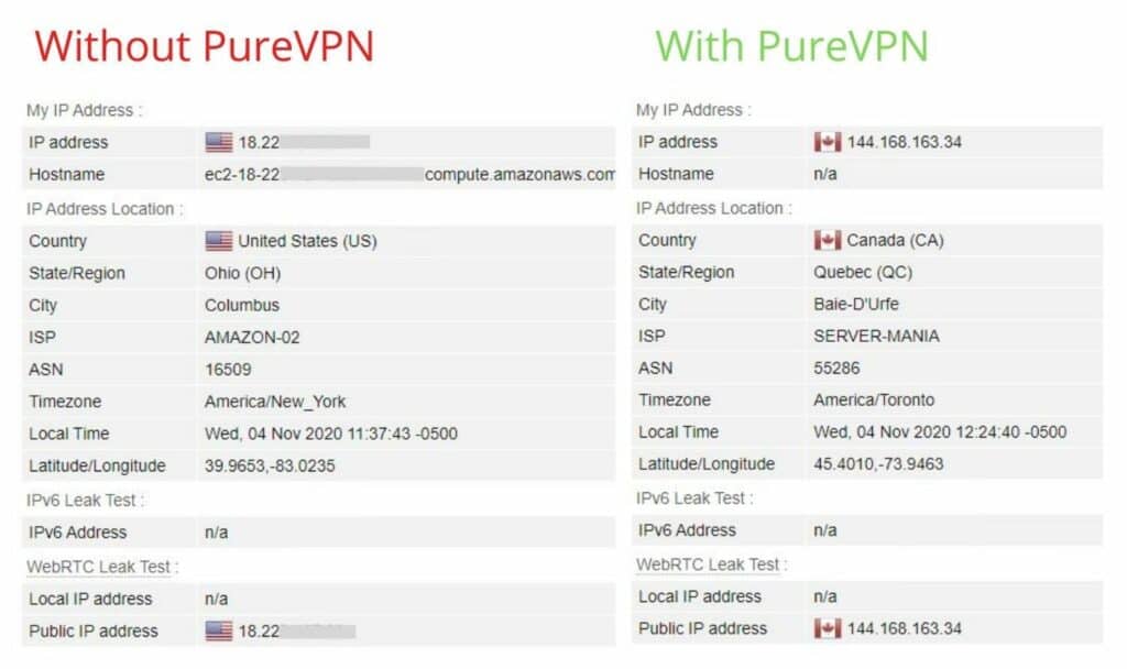 PureVPN 伺服器
