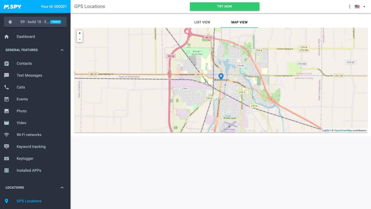 mSpy GPS