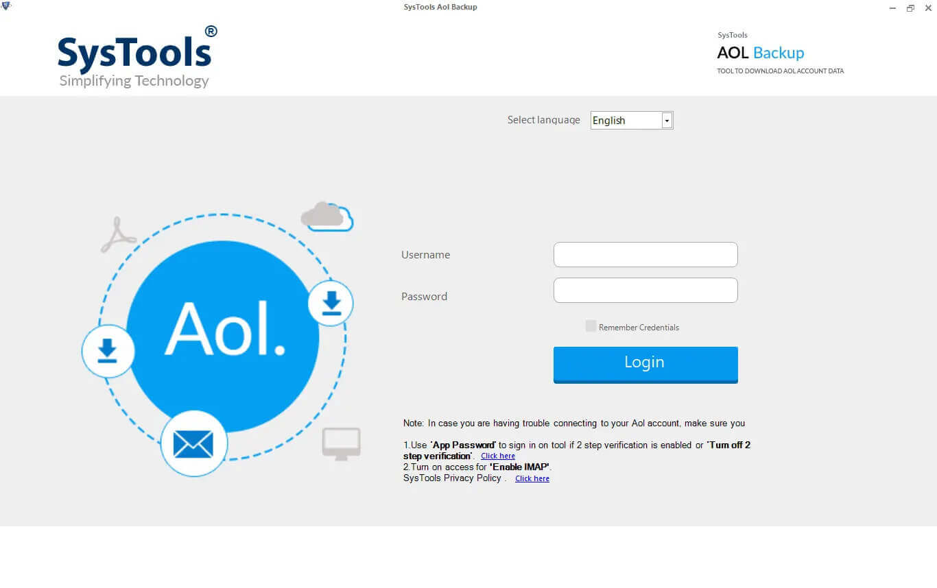 AOL 電郵備份