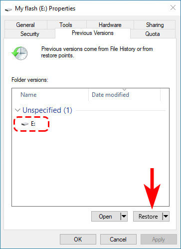 使用 Windows「以前的版本」功能還原檔案與資料夾